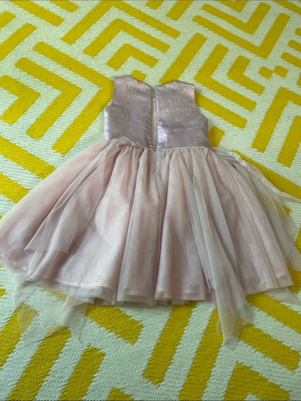 Sparkle Pink Tulle Party Dress Betsey Johnson size 5 like new